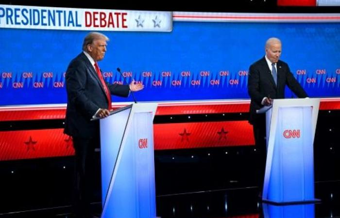 Biden hésite dans le débat avec Trump
