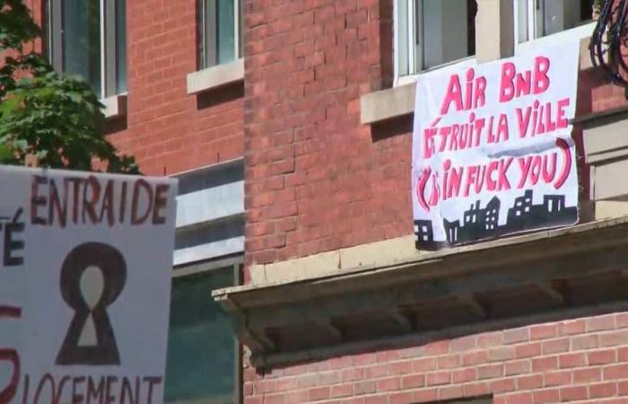 demonstration against Airbnb in Hochelaga-Maisonneuve – .