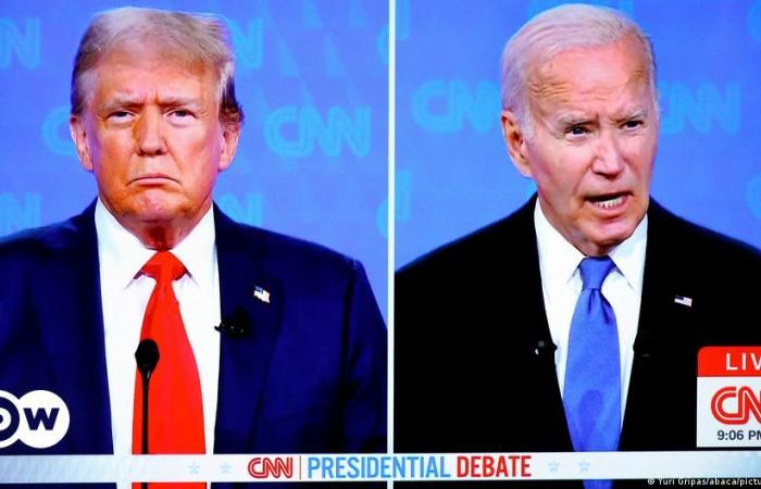 Quel impact aura le premier débat entre Biden et Trump ? – DW – 28/06/2024 – .