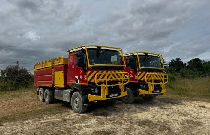Avant l’été, trois nouveaux camions de pompiers arrivent pour lutter contre les incendies de forêt dans le Calvados