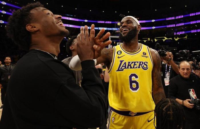 NBA – Bronny James, fils de LeBron, a été drafté par les Lakers