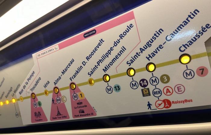 calendrier des stations de métro fermées pendant les Jeux Olympiques