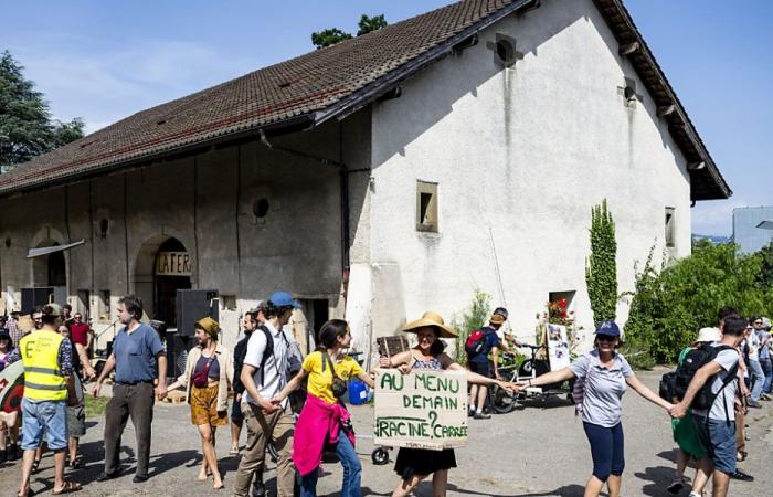 EPFL : manifestation et pétition pour sauver la ferme de Bassenges
