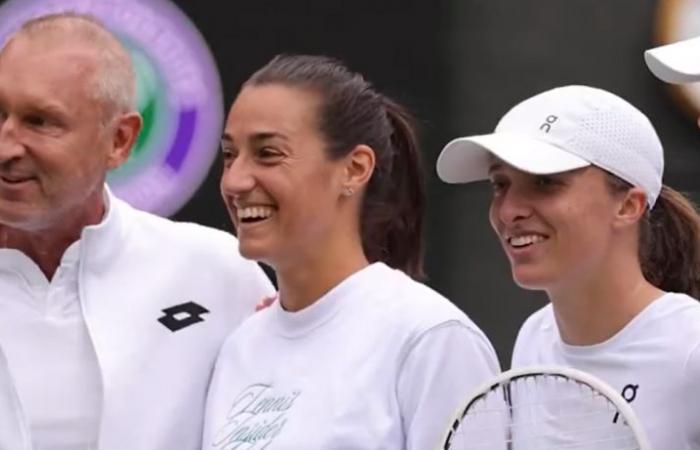 Tennis. Wimbledon – Caro Garcia a frappé le Center Court avec la reine Iga Swiatek – .