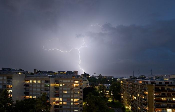 De violents orages sont attendus sur le canton de Genève