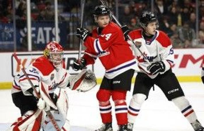 Le jeune joueur de Calgary Andrew Basha est la tête d’affiche des Flames lors du deuxième jour du repêchage de la LNH – .