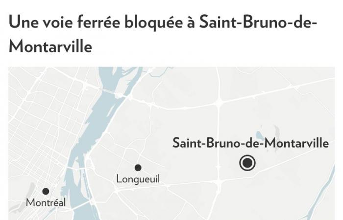 Bruno-de-Montarville | Des manifestants pro-palestiniens ont bloqué une voie ferrée – .