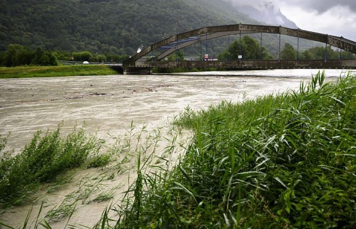 Inondations et évacuations en Valais après de fortes pluies