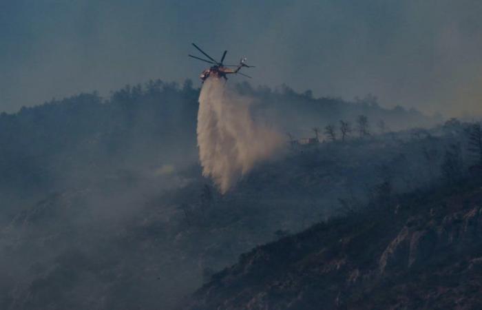 Incendie de forêt près d’Athènes, risques très élevés dans six régions grecques – .