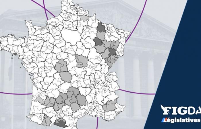 la carte de France du Rassemblement National – .