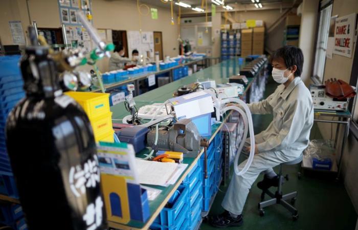 L’activité des usines japonaises est inchangée en juin en raison de la hausse des coûts, selon le PMI
