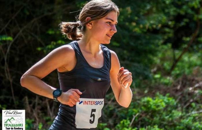 Marjorie Aubel, first female Vosgienne on the 24 km of the Vallée des Lacs Trail – .