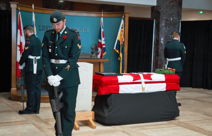 Soldat inconnu tué pendant la Première Guerre mondiale enterré à St. John’s