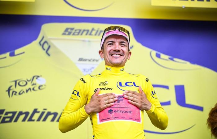 Pourquoi Richard Carapaz, à égalité avec trois autres coureurs, porte-t-il le maillot jaune ? – .