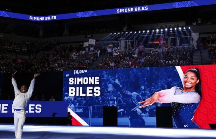 Simone Biles décroche son troisième voyage olympique grâce à une victoire aux essais olympiques américains – .