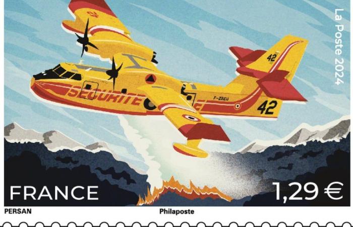 NÎMES Le 8 juillet, La Poste émet un timbre illustré d’un Canadair de la Sécurité Civile