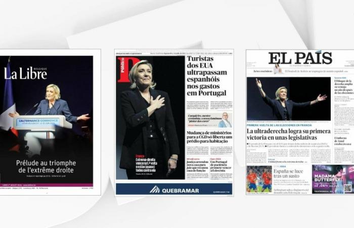 La presse internationale souligne le « triomphe » de Marine Le Pen et de l’extrême droite