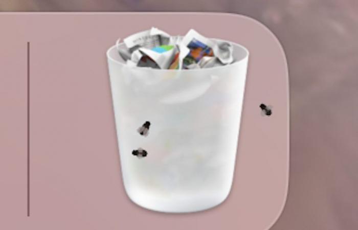 Cette application Mac ajoute des mouches à votre poubelle débordante