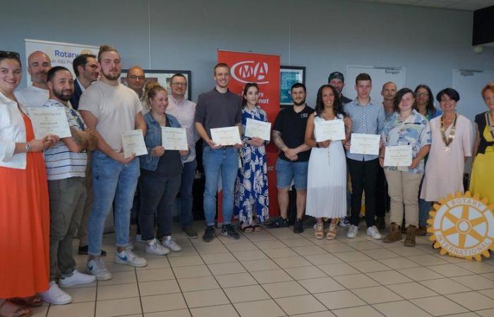 Prix ​​Cunac. Albi Rotary pour huit apprentis – .