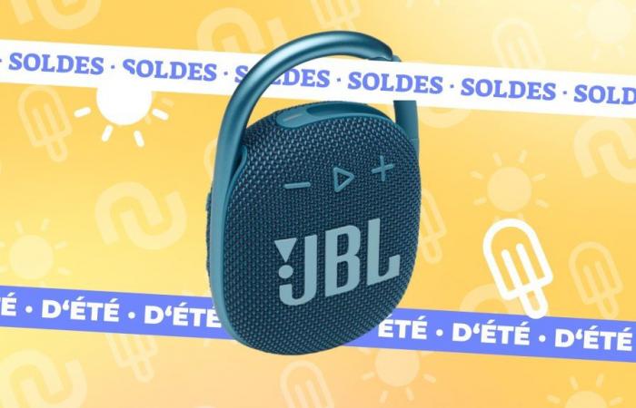 Pendant les soldes, l’enceinte JBL Clip 4 mini est à moitié prix – .