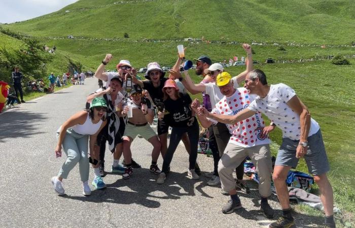 Le col du Galibier pris d’assaut par les spectateurs pour la 4e étape du Tour de France – .