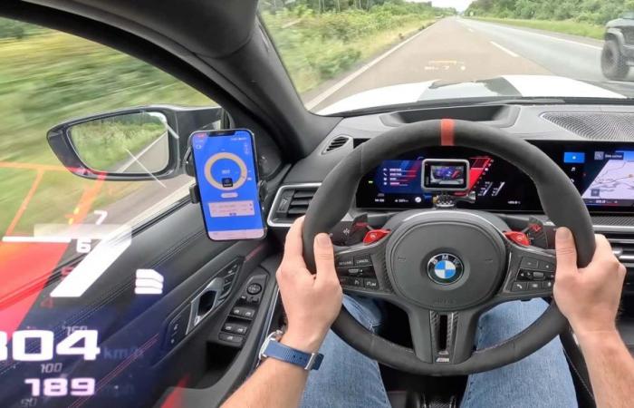 Regardez cette BMW M3 CS faire exploser son compteur de vitesse sur l’autoroute – .