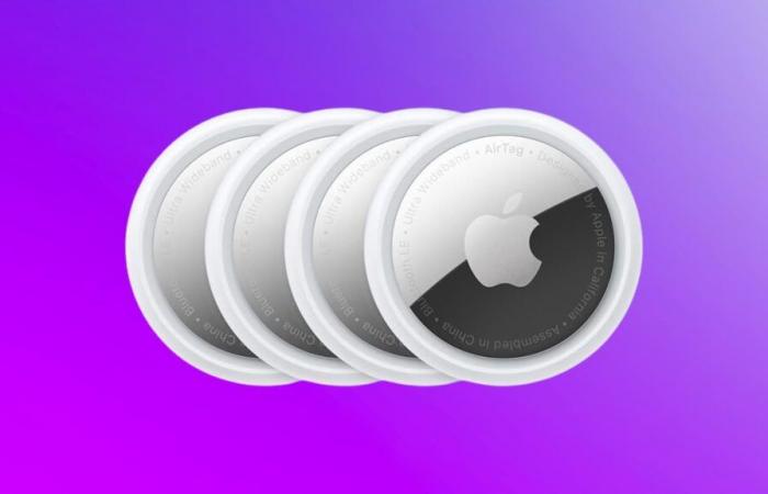 Ne
      perdez
      plus
      jamais
      vos
      accessoires
      avec
      ce
      lot
      de
      4
      Apple
      AirTags