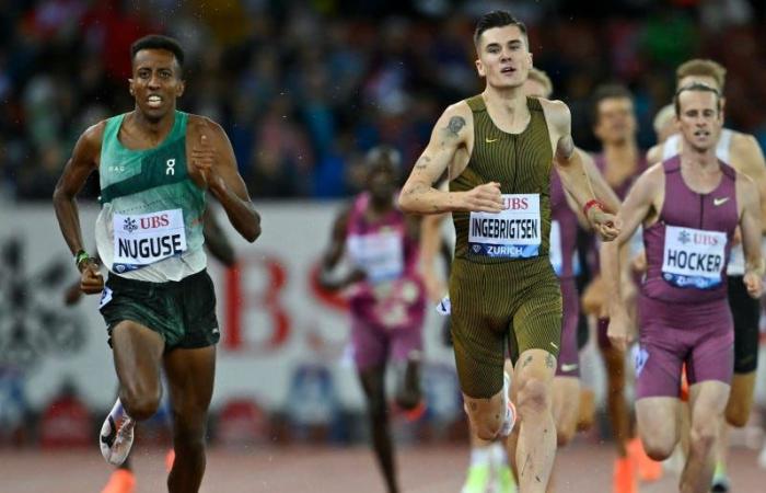 Yared
      Nuguse
      vole
      la
      vedette
      lors
      de
      la
      revanche
      olympique
      du
      1500
      mètres