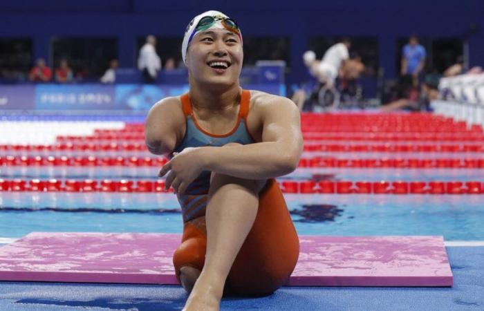 La
      Chinoise
      Jiang
      Yuyan
      remporte
      un
      6e
      titre
      record
      en
      para-natation
      à
      Paris