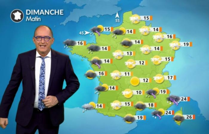 de
      fortes
      pluies
      dans
      le
      nord-ouest,
      de
      violents
      orages
      dans
      le
      sud-est
      et
      plus
      calme
      ailleurs