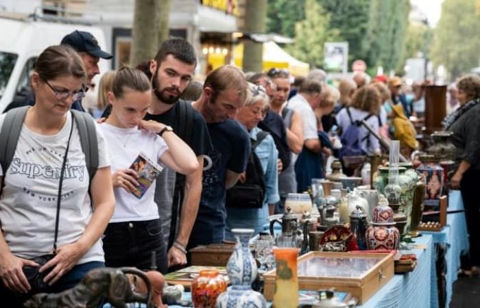 Les
      antiquaires
      se
      préparent
      pour
      la
      brocante
      de
      Lille