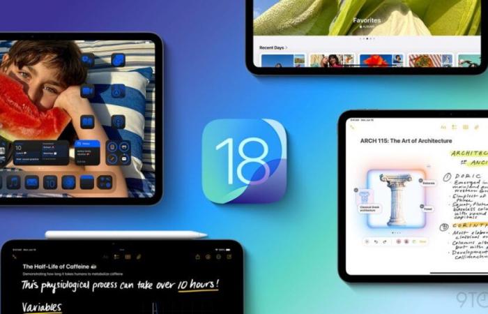 La
      date
      de
      sortie
      d'iPadOS
      18
      est
      fixée
      au
      16
      septembre