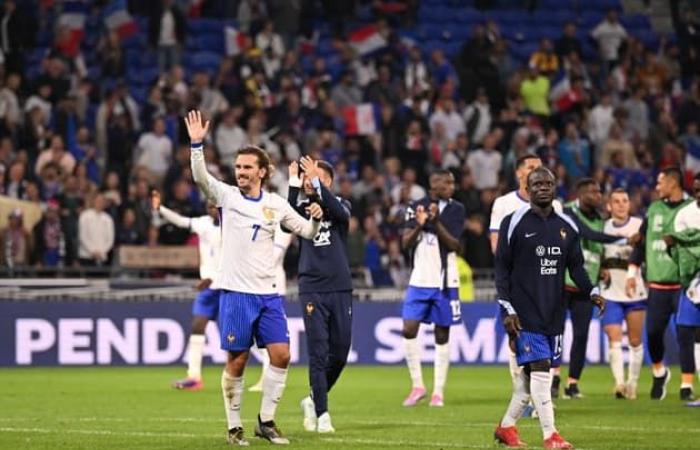 Griezmann
      sur
      le
      podium
      des
      joueurs
      les
      plus
      capés