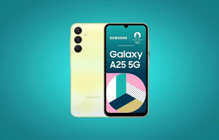 Le
      Samsung
      Galaxy
      A25
      est
      désormais
      à
      moins
      de
      250€
      sur
      le
      site
      officiel