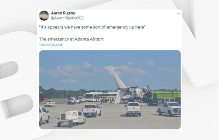 Deux
      avions
      entrent
      en
      collision
      à
      l'aéroport
      d'Atlanta,
      la
      queue
      de
      l'un
      d'eux
      est
      arrachée