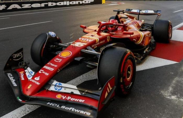 Leclerc
      le
      plus
      rapide
      lors
      de
      la
      deuxième
      séance
      d'essais