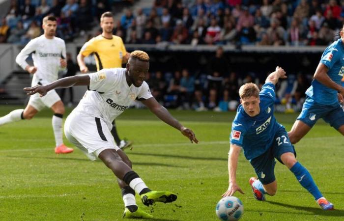 Boniface
      en
      force
      –
      Leverkusen
      s'impose
      facilement
      au
      TSG