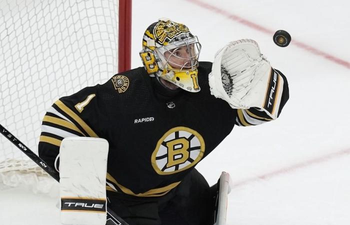 Bruins de Boston | Sans contrat, le gardien Jeremy Swayman ne sera pas au camp