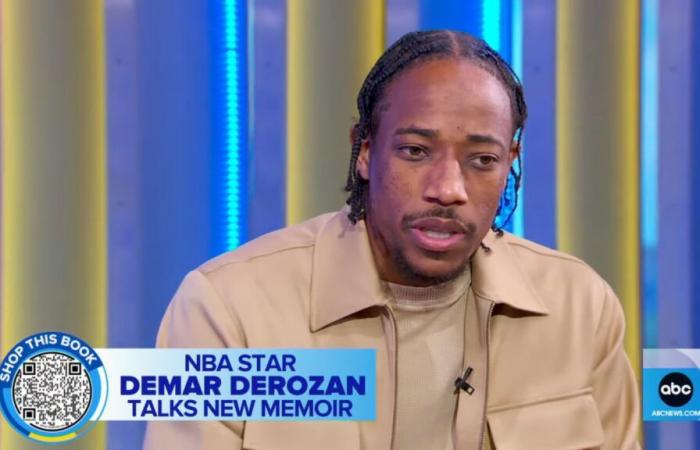 DeMar DeRozan présente son nouveau livre, consacré à son parcours et à sa santé mentale