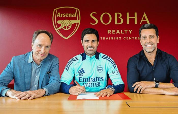 Mikel Arteta signe un nouveau contrat avec Arsenal