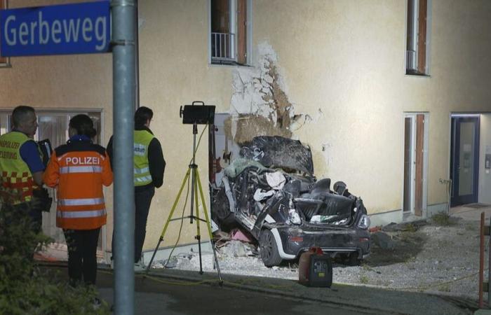 24 jours décède après une collision avec un mur de maison à Märstetten