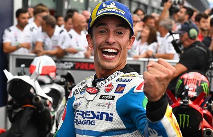 MotoGP, Misano 2 : Marc Marquez, Pecco Bagnaia, Enea Bastianini et Jorge Martin réagissent après le dernier podium à Misano