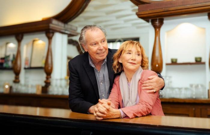 NOUS Y ÉTIONS Michel Leeb pas épargné par Marie-Anne Chazel pour l’avant-première de Parle-moi d’amour, sa femme Béatrice témoin