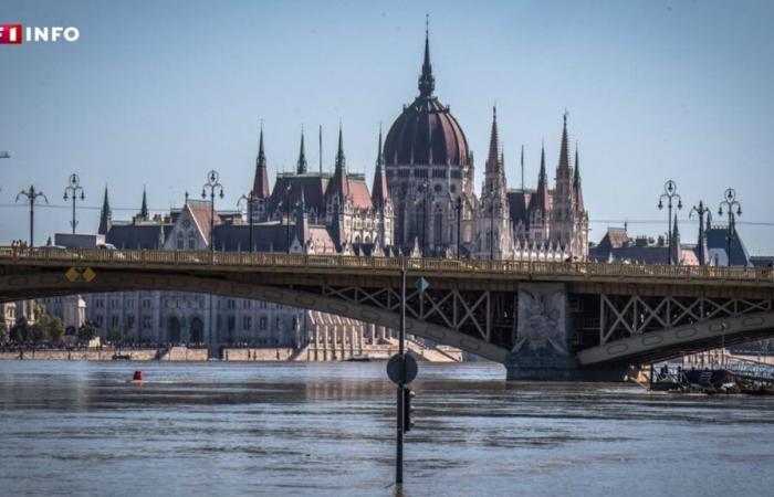 EN IMAGES – En crue après la tempête Boris, le Danube assiège Budapest