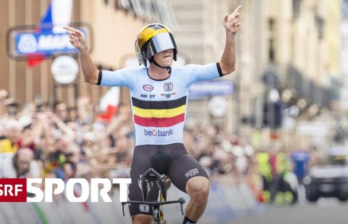 Contre-la-montre du Championnat du monde hommes – Evenepoel défend son titre – Küng et Bissegger clairement battus – Sport