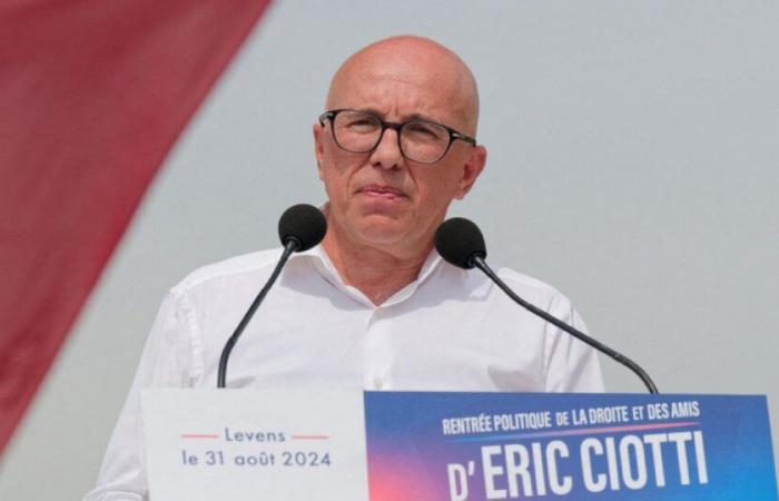 Eric Ciotti quitte LR au lendemain de l’annonce du gouvernement