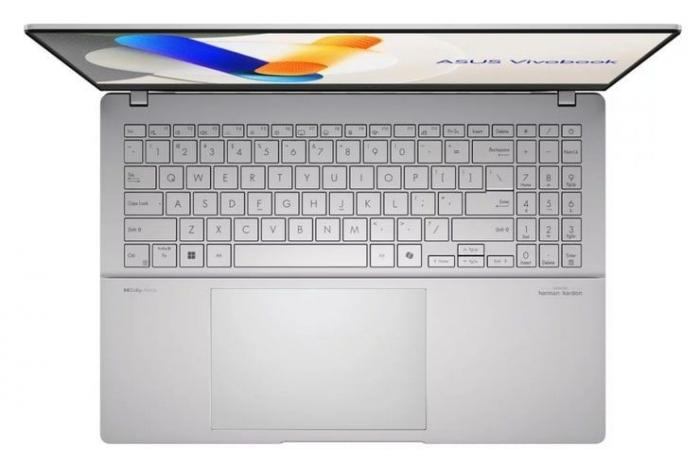 Promo 1079€ Asus Vivobook S 15 OLED S5506UA-DRMA077W, 2.8K Haute Définition & Fidélité OLED Ordinateur Portable 15″ Argent Mince Léger Ryzen 7 8845HS SSD 1 To