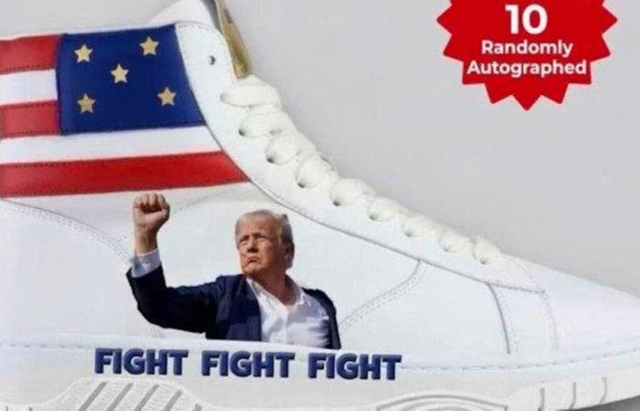 299 $ pour une sneaker Trump