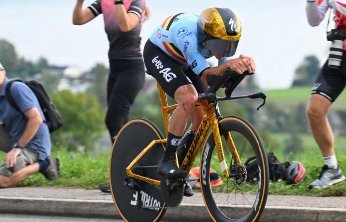 son capteur de puissance en panne, une frayeur au départ… Evenepoel parle de son titre au chrono