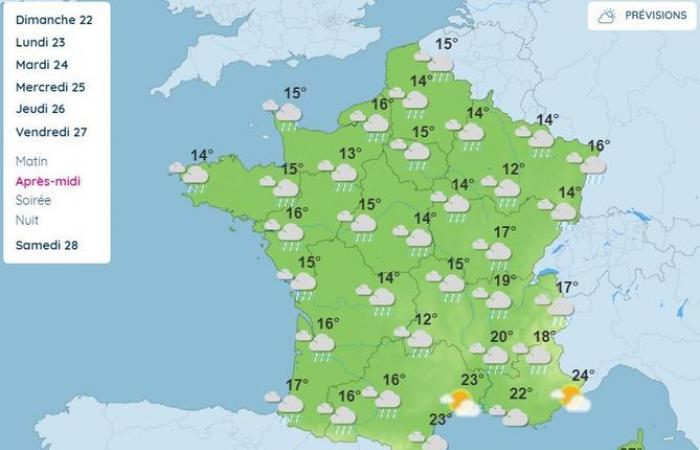 fortes averses, vents forts, temps frais… Le week-end s’annonce automnal